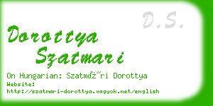 dorottya szatmari business card